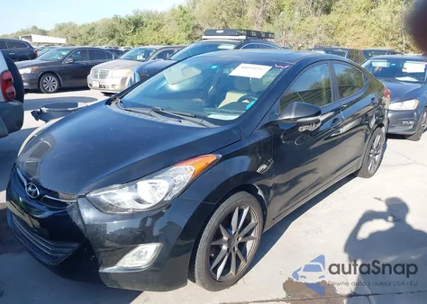 2011 Hyundai Elantra Limited (Ulsan Plant) z USA, uszkodzony, nr VIN KMHDH4AEXBU091393